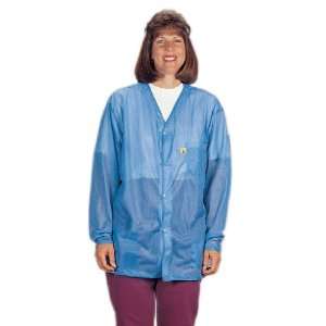 Desco 73885 Polyester Static Control Garment, 2X Large, Blue  