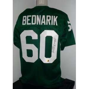 Autographed Chuck Bednarik Jersey   HOF 67   Autographed NFL Jerseys 