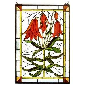  Trumpet Lily Stained Glass Window