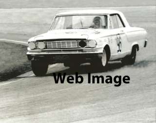 Vintage 1964 Daytona Ford Fairlane 2nd Place Roberts  