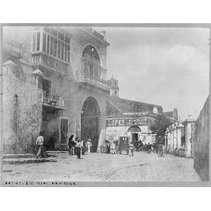   The Custom House Gate,Havana,1899,Cuba,Ernest C. Rost