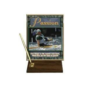  Passion (Outdoors) Desktop Pen Set with 8 x 10 Gold 
