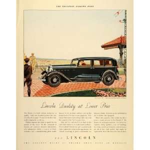  1932 Ad Lincoln V 8 V 12 7 Passenger Sedan Detroit 