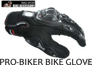 RMG] Pro Biker Gloves/Motorcycle/bike/MTB/MBX/BLACK L  