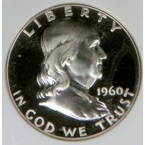  1960 Benjamin Franklin Silver Half Dollar Proof Like 