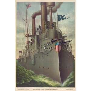  Rear Admiral Deweys flagship Olympia 12X18 Art Paper 