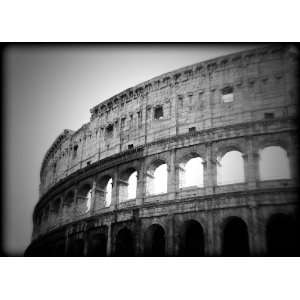  Roman Coliseum Black and White Print Rome Italy ITBW3951 