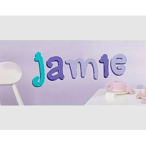 Painted wooden wall letter   kids sweet solid letters Personalization 