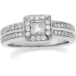   White Gold Vintage Diamond Engagement Ring Diamond Designs Jewelry