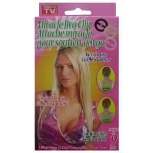  Miracle 9 Bra Clips, 3 Different Color, 9 Pack