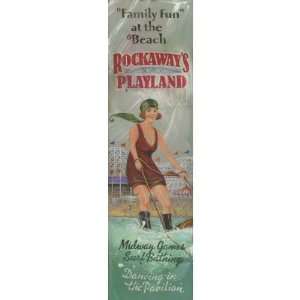 Customizable Rockaways Playland Vintage Style Wooden Sign  