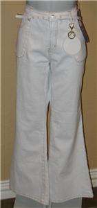 Diane Gilman DG2 Fit & Flare White Jeans NWT 18W Petite  