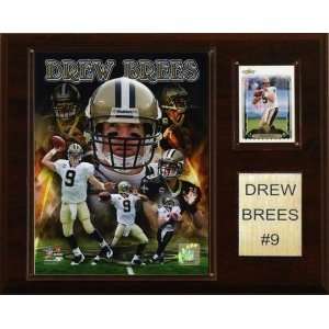  New Orleans Saints Drew Brees 12x15 Player Plaque 