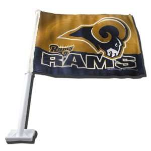  St. Louis Rams Logo Car Flag