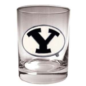  Brigham Young Cougars Rocks Glass