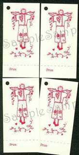 50 GARDEN ANGEL HANG TAGS PRICE PERFORATED CARDSTOCK  