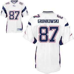   Rob Gronkowski Authentic White Road Jersey Size 52 (X large) Sports