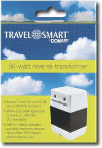 Conair Travel Smart 50W Reverse Transformer 039052640001  