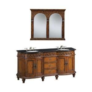 Chelsea Double Sink Cabinet And Mirror Set 