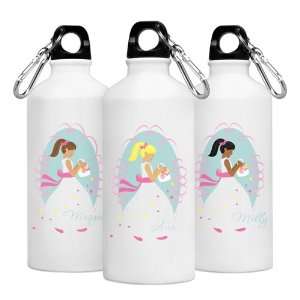   Personalized Goin` to the Chapel Flower Girl Water Bottle   Brunette