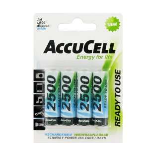   Low Self Discharge Rechargeable Batteries (4 Pack) Electronics