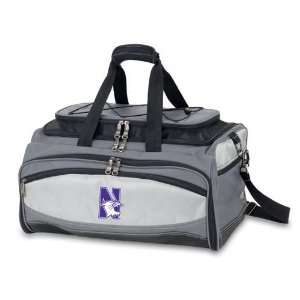  Northwestern Wildcats Buccaneer tailgating cooler and BBQ 