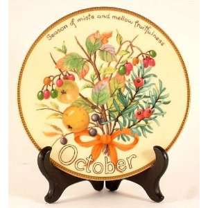  Davenport October plate by Edith Holden   Inspired by The 