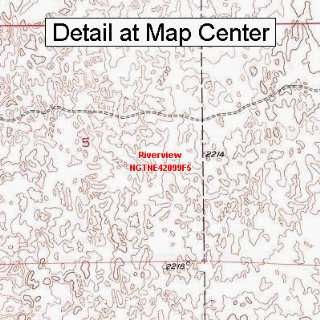 USGS Topographic Quadrangle Map   Riverview, Nebraska (Folded 