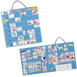  Fiesta Crafts Magnetic Weekly Planner Chart Toys & Games