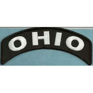 OHIO STATE ROCKER Quality Embroidered Biker Vest Patch