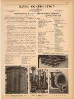 ASBESTOS Haveg Packed Towers & Tees Piping Duct Pipe AD  