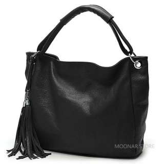 Korean Style Lady Hobo Tote PU Leather Handbag Shoulder Bag Purse 