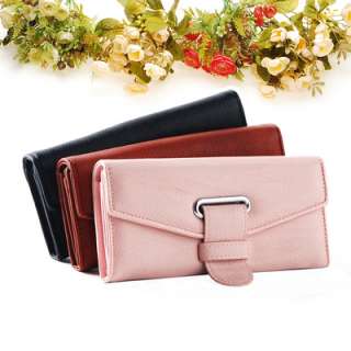 New PU lady and Girl 5 Color long clutch Wallet Purse  