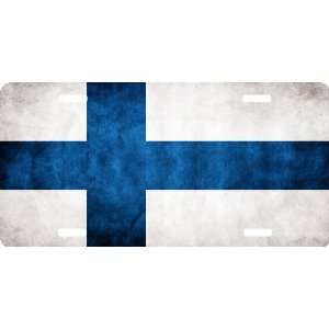  Rikki KnightTM Finland Flag Cool Novelty License Plate 