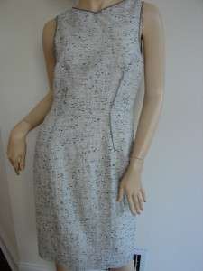 NWOT Valentino Black/ Grey/White Sleeveless Dress Size 8  