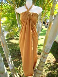 Hawaiian Luau Brown Natural Grass Hula Skirt Dress