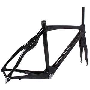 All Carbon Fiber Road Bike Frame+Fork 44cm 58cm 3k glossy matt  