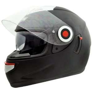  Headcase HC 888S Flat Black Full Face Motorcycle Helmet Sz 