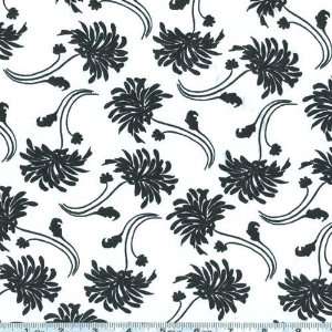  60 Wide Slinky Knit Trees Black/White Fabric By The Yard 