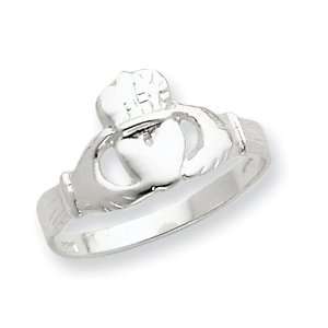  Sterling Silver Claddagh Ring   Size 8 West Coast Jewelry 