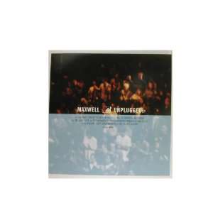  Maxwell 2 Sided Poster Flat MTV Unplugged 