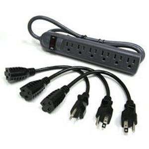   Outlet Surge Suppressor with Power Extension Cords Electronics