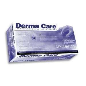 Microflex Derma Care Vinyl Glove, L 9 Lightly Powdered  