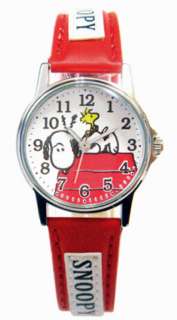 New Official Peanuts Snoopy Leather Wrist Watch #sa685 (S)  