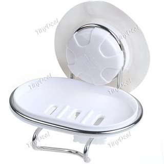 Suction Soap Dish Holder w/ Installation Set HLI 22998  