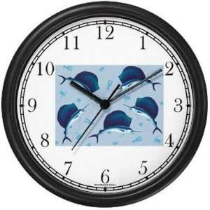  Sailfish Collage Wall Clock by WatchBuddy Timepieces 