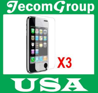 US 3 x MIRROR SCREEN PROTECTOR FILM FOR APPLE IPHONE 2G  