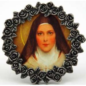   Therese in Mini Pewter Frame (CU MPF STT) 
