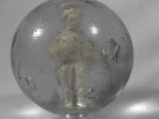   SULPHIDE MARBLE w/ REVOLUTIONARY SOLDIER or MINSTRAL 1 9/16  
