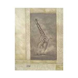  Giraffe Odyssey Poster Print